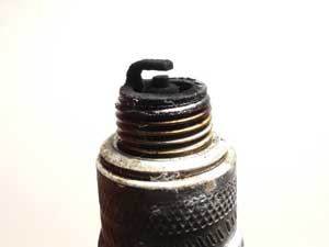 carbon buildup on spark plug