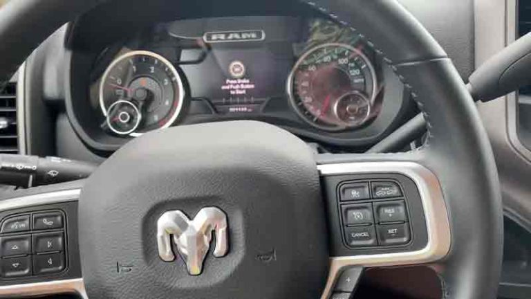 Dodge Ram Gear Selector On Steering Wheel