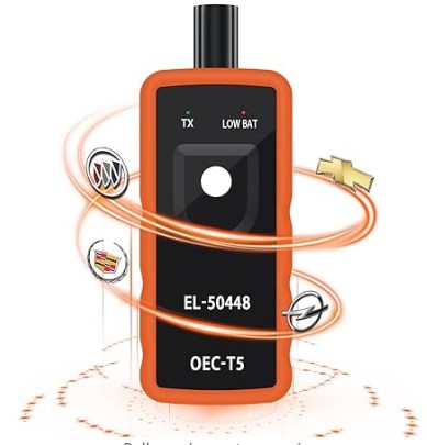 JDIAG EL-50448 TPMS Relearn Tool for Auto Tire Pressure Monitor System Sensor Activation TPMS Reset Tool OEC-T5 for Buick