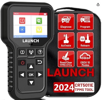 LAUNCH CRT5011E 2024 Newest TPMS Relearn Tool + OBD2 Scanner Code Reader
